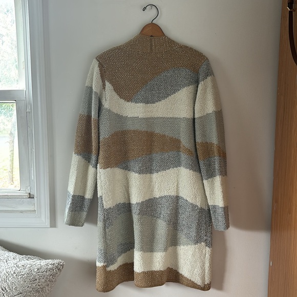 Nine West Plush Patterned Cardigan - Picture 5 of 5